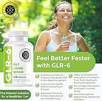 Vista 3 de Intestinal Fortitude GLR-6 - Suplemento para reparación del revestimiento intestinal para la salud intestinal - Reparación de intestino permeable