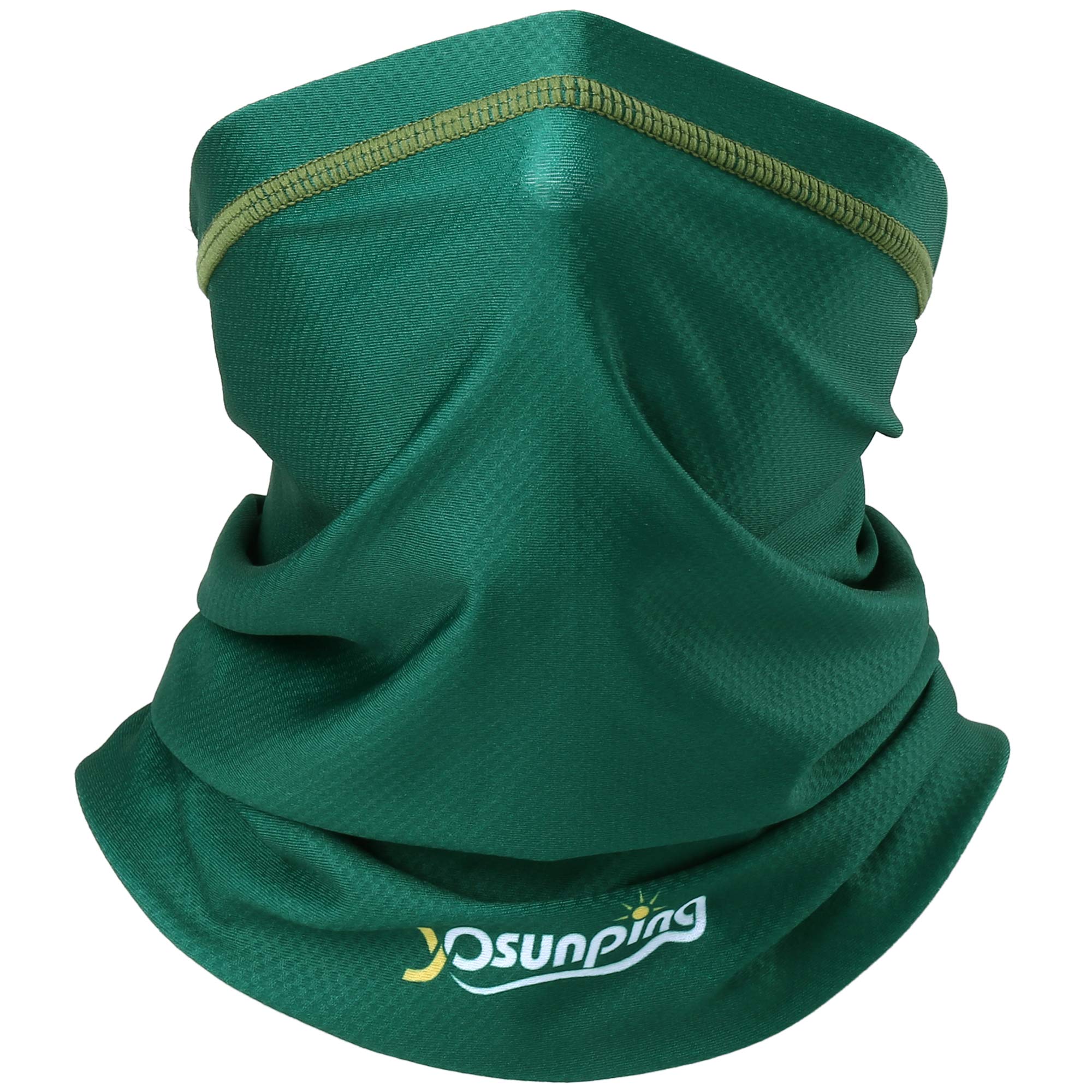 YOSUNPING UPF 50+, UV Protection Neck Gaiter Scarf Face Mask Bandana Cooling Mask Dust, Sun Cover for Hunting Hiking Running Climbing Outdoor Sports Men Women Forest Green