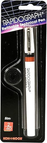 Miniatura 3 de Koh-I-Noor Rapidograph Bolígrafo técnico y artístico, punta de 2.756 in, 1 cada uno (3165.25)
