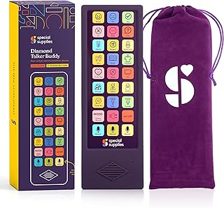 Special Supplies AAC Communication Device for Speech Therapy, Talker Buddy Communication Device for Non Verbal Kids & Adults, Talking Aids for Home or School + Travel Bag