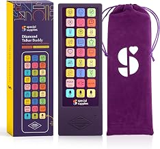 Special Supplies AAC Communication Device for Speech Therapy, Talker Buddy Communication Device for Non Verbal Kids & Adults, Talking Aids for Home or School + Travel Bag