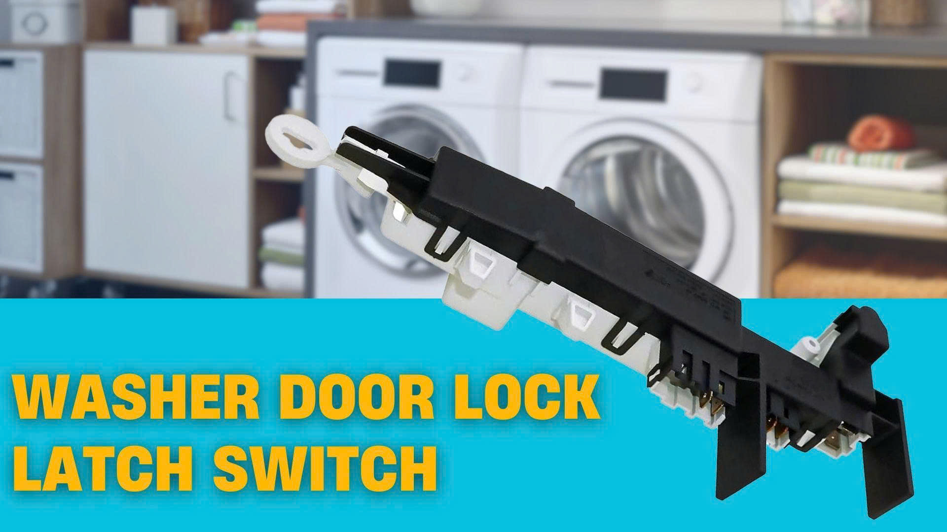 Amazon.com: AZ4U Washer Door Lock Latch Switch Replaces WP8182634