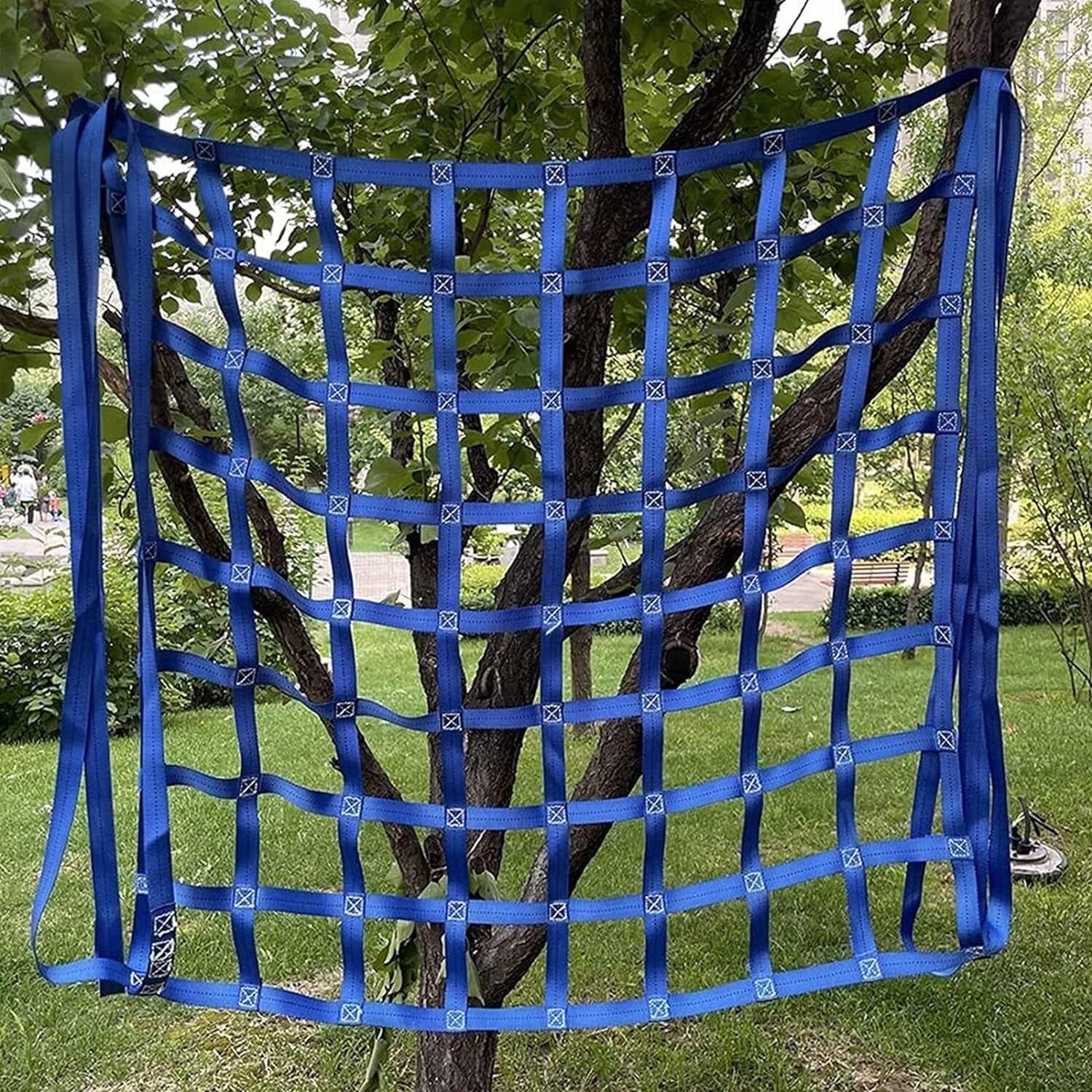 Faser-Ladungshebenetze, belastbare Fahrrad-Straßenladungssicherungsnetze, Hebenetze for Anschlagmittel in Bauterminals(1 X 1M/Mesh 10cm/Load 1t)