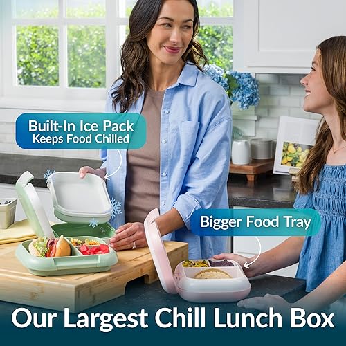 Miniatura 2 de Bentgo Chill Max - Lonchera XL a prueba de fugas, bolsa de hielo incluida que mantiene la comida fría capacidad de 5 tazas para mayores de 8 años,