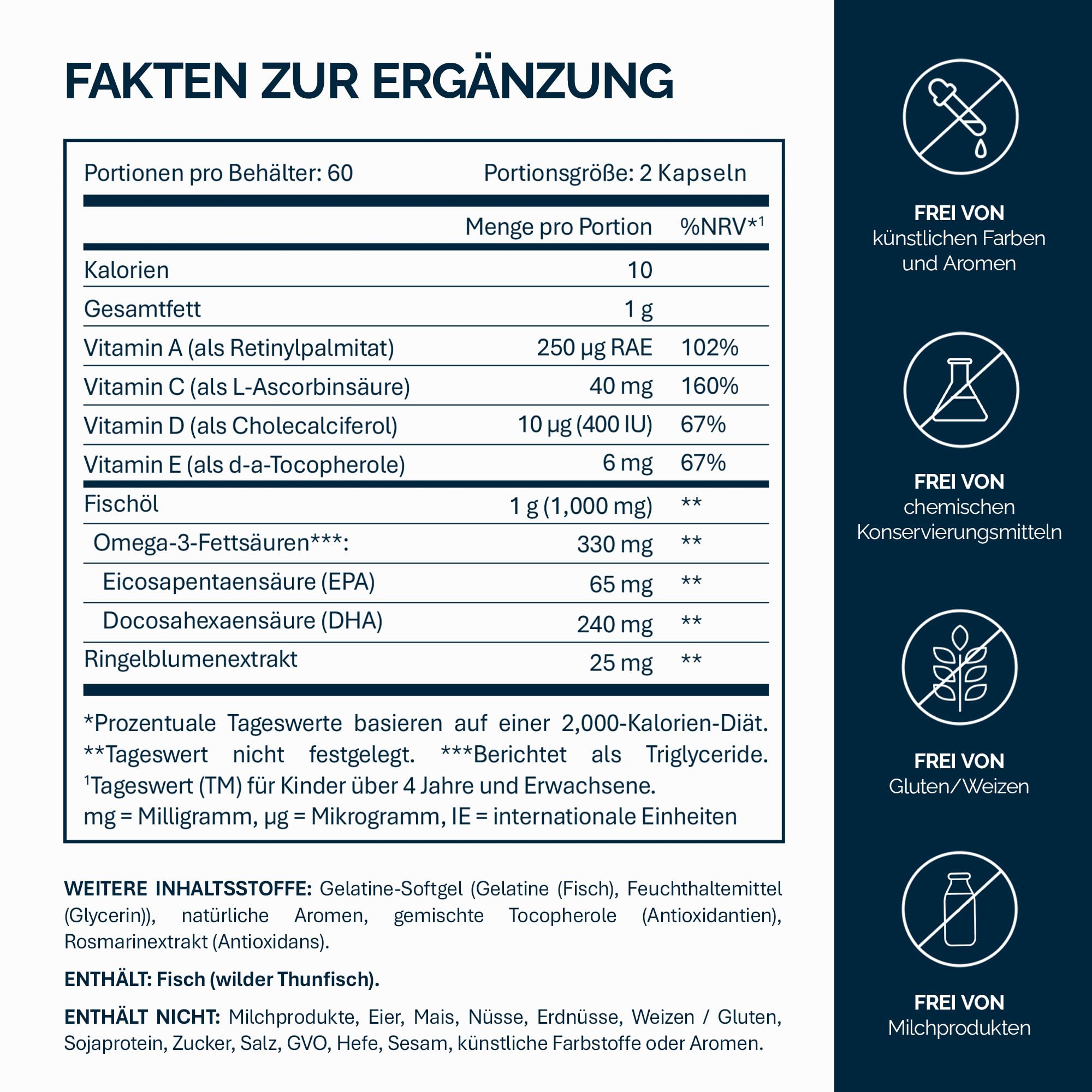 NFO Omega 3 Kids – 120 Mini Kaukapseln | Norwegisches Fischöl in Triglyzeridform | Mit EPA DHA & Vitaminen D3 A C E | Tutti Frutti Geschmack | Made in Norway