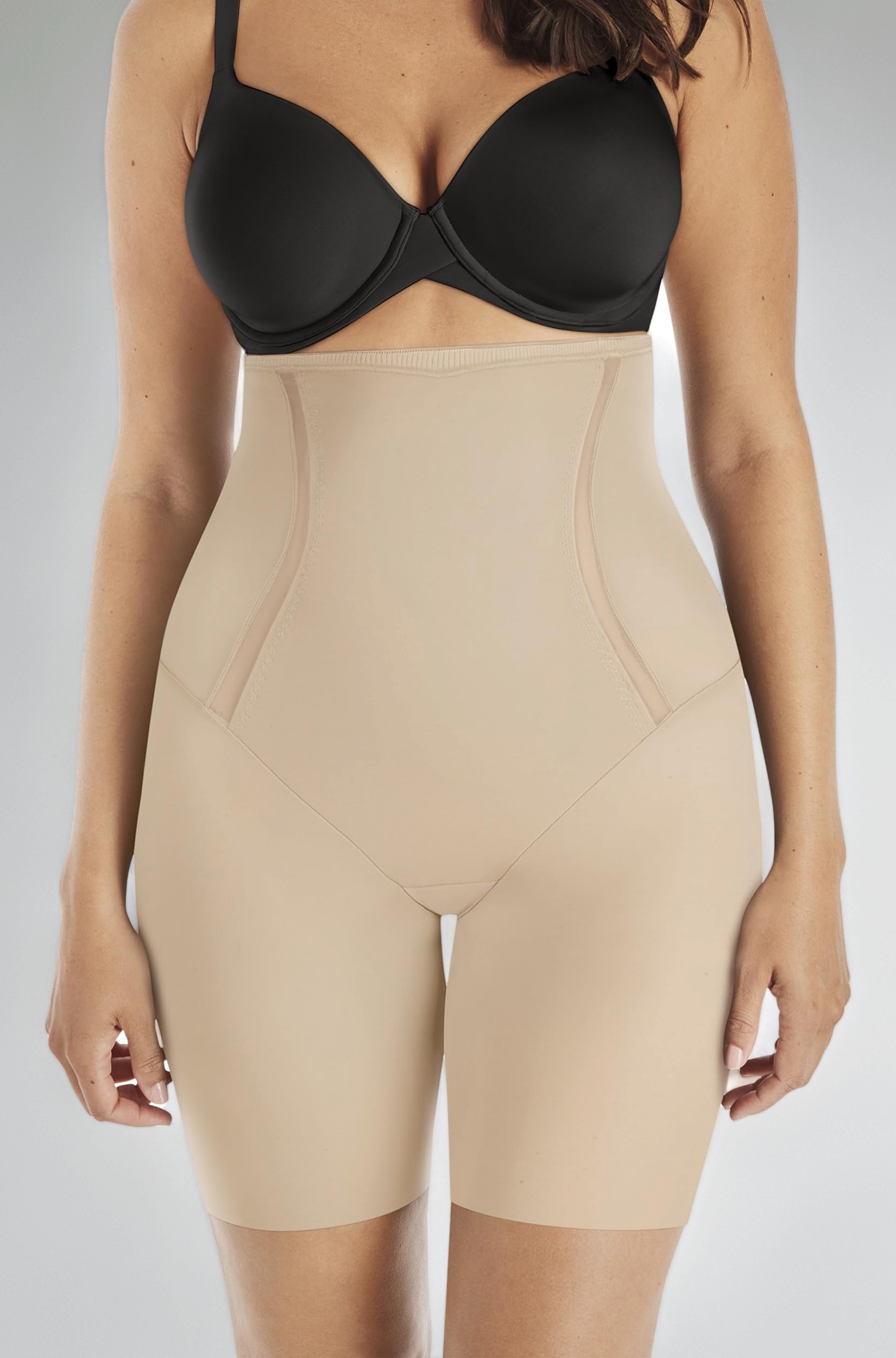 Flexees Women's Maidenform Firm Foundations Hi-Waist Thigh Slimmer