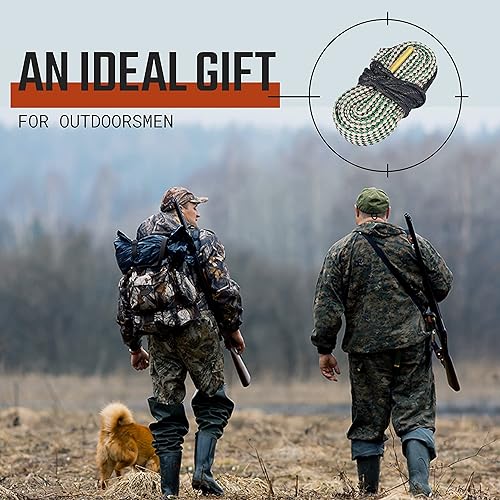 Miniatura 8 de Paquete de serpiente de barril (.22 .223 .44 .45 Cal, 0.219 in)  Reutilizable y compacto para varios tamaños de calibre  Suministros de kit de