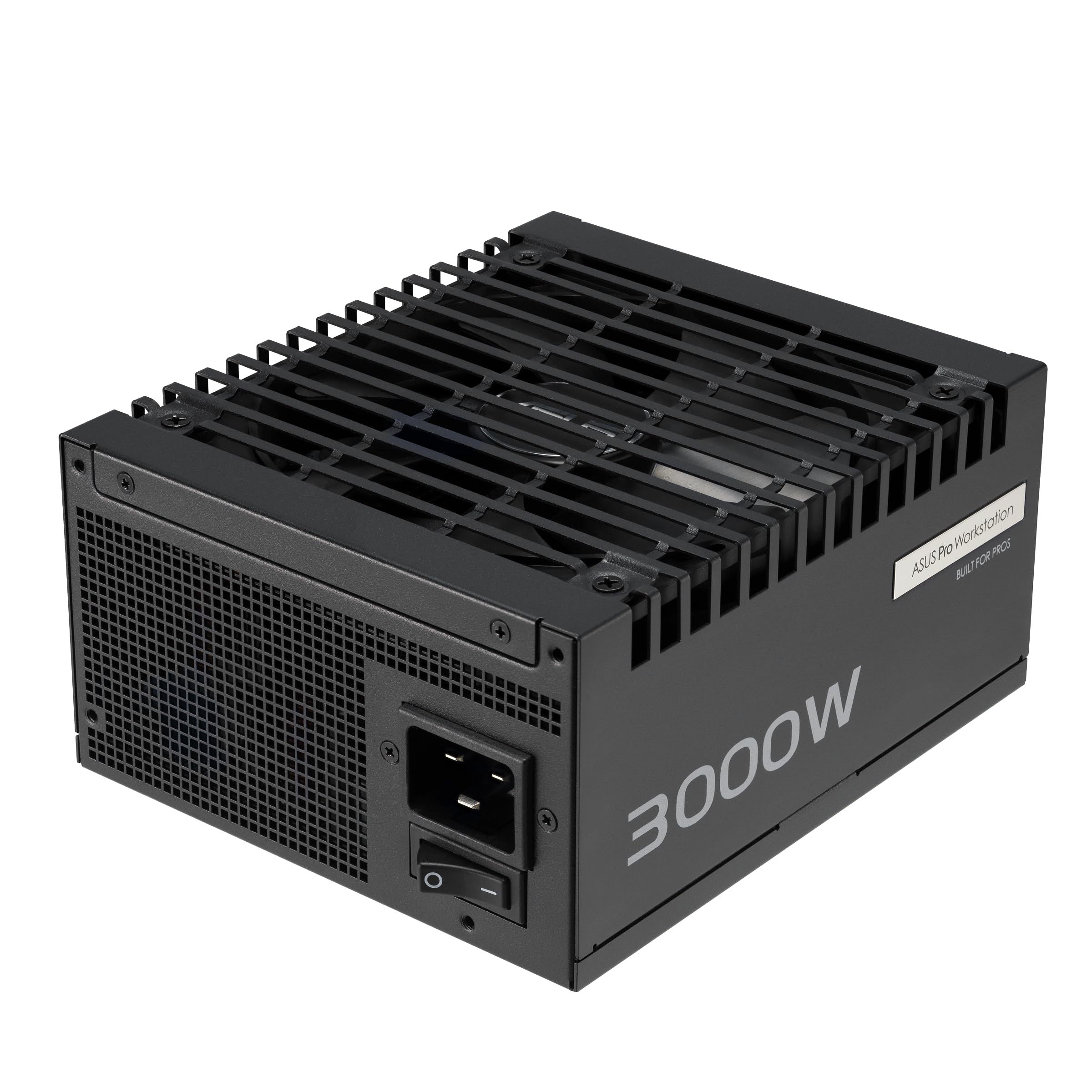 ASUS Pro WS 3000 W Platinum Workstation zasilacz sieciowy (3000 W, obsługuje do czterech kart graficznych GeForce RTX 5090, kompatybilny z ATX 3.1, PCIe 5.1 ze złączami 12 V-2 x 6, certyfikat 80 Plus