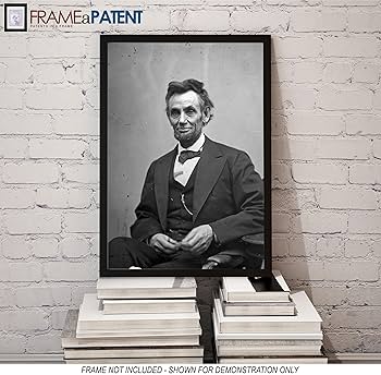 Amazon.co.jp: 特許エイブラハム・リンカーン写真フレーム-1865