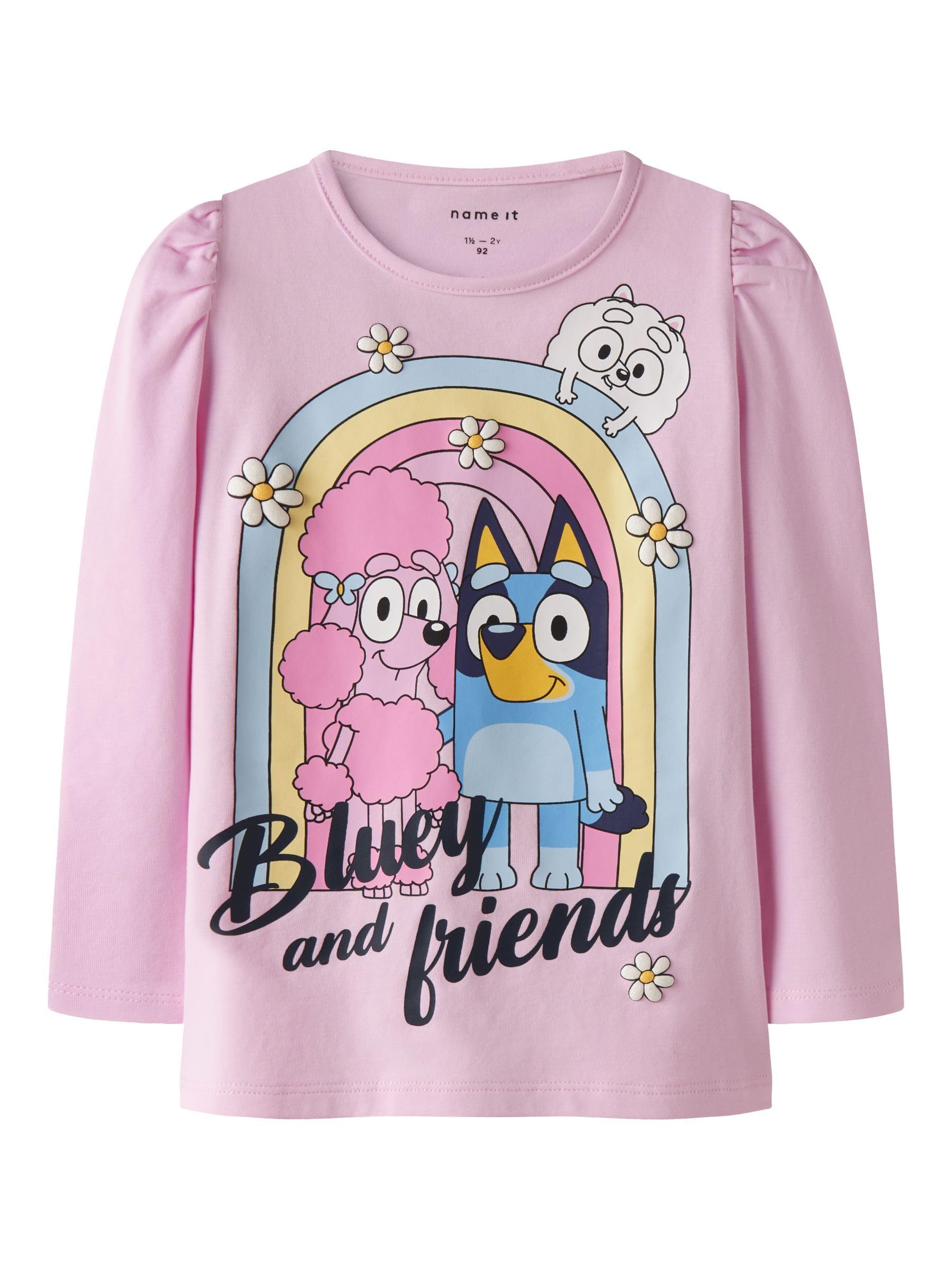 NAME IT Girl Oberteil mit Langen Ärmeln Bluey