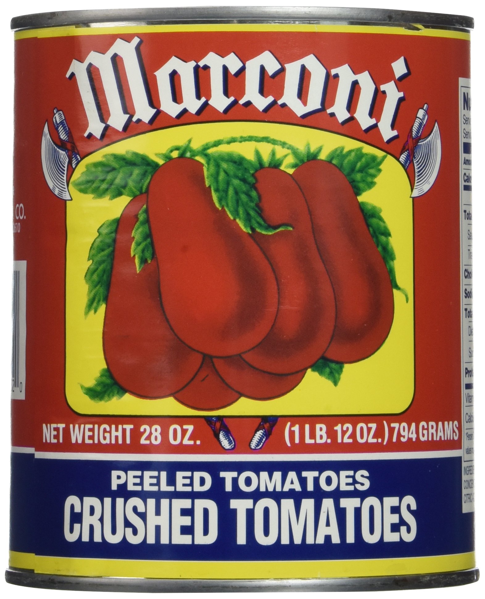 Marconi Crushed Tomatoes, 28 Ounce (Pack of 12)