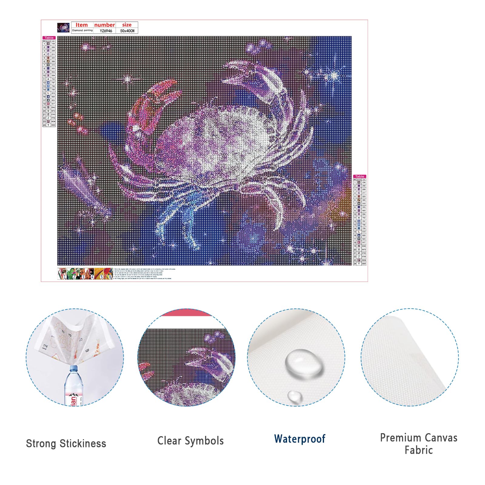 Diamond Painting 30x40cm Peinture Diamant Eau Et Feu Phoenix DIY Peinture Diamant Point De Croix Broderie Dcoratif La Maison Chinois Traditionnel 39abae7a60a44baa