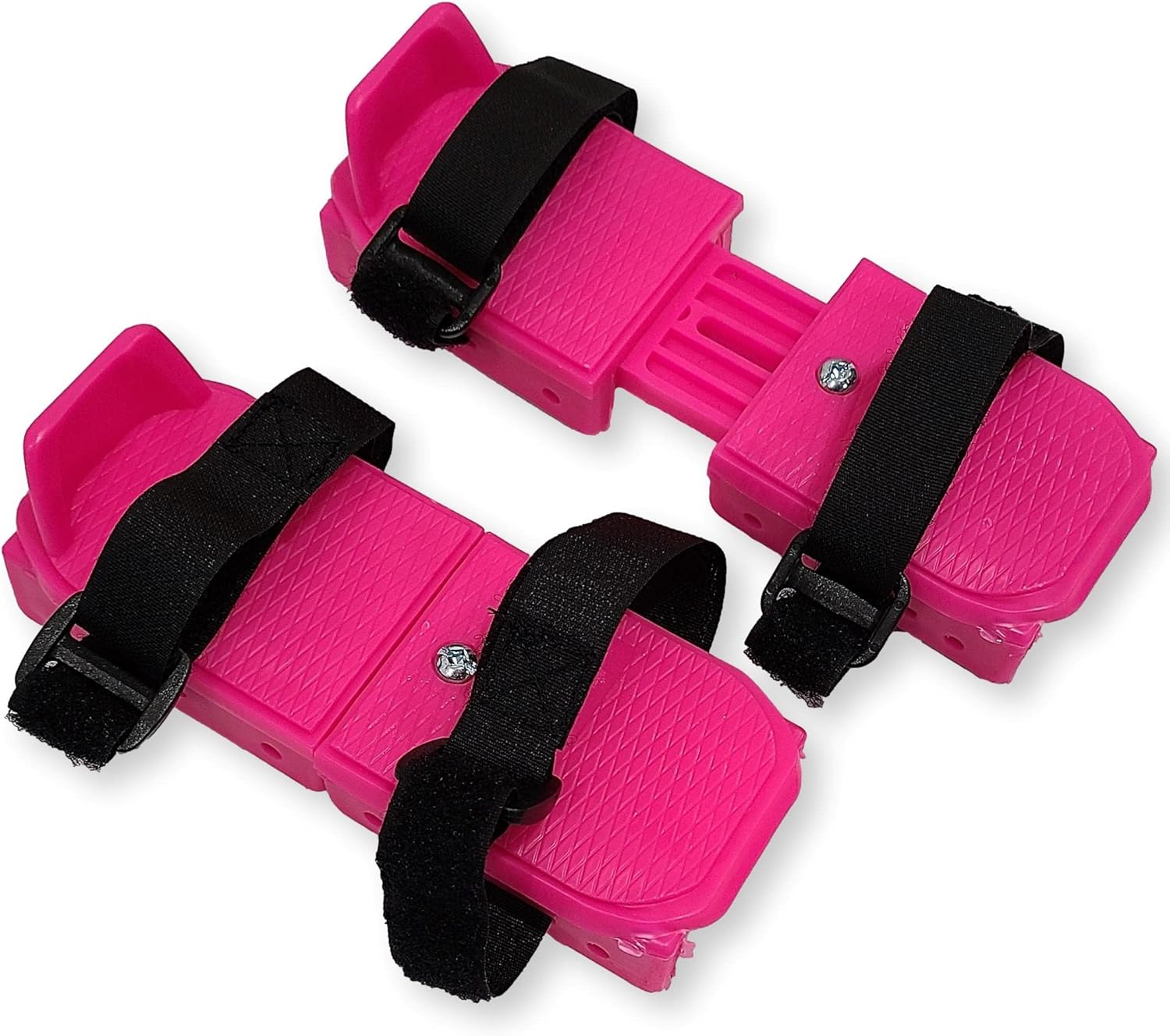 Linwood Bob Skates - Adjustable Strap on Two Runner ice Skates (Pink) : Sports & Outdoors