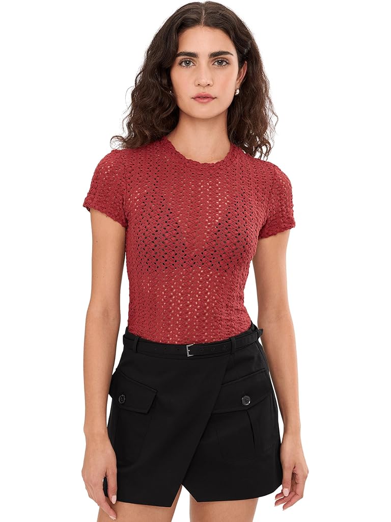 Red AllSaints Karma Stevie Tee