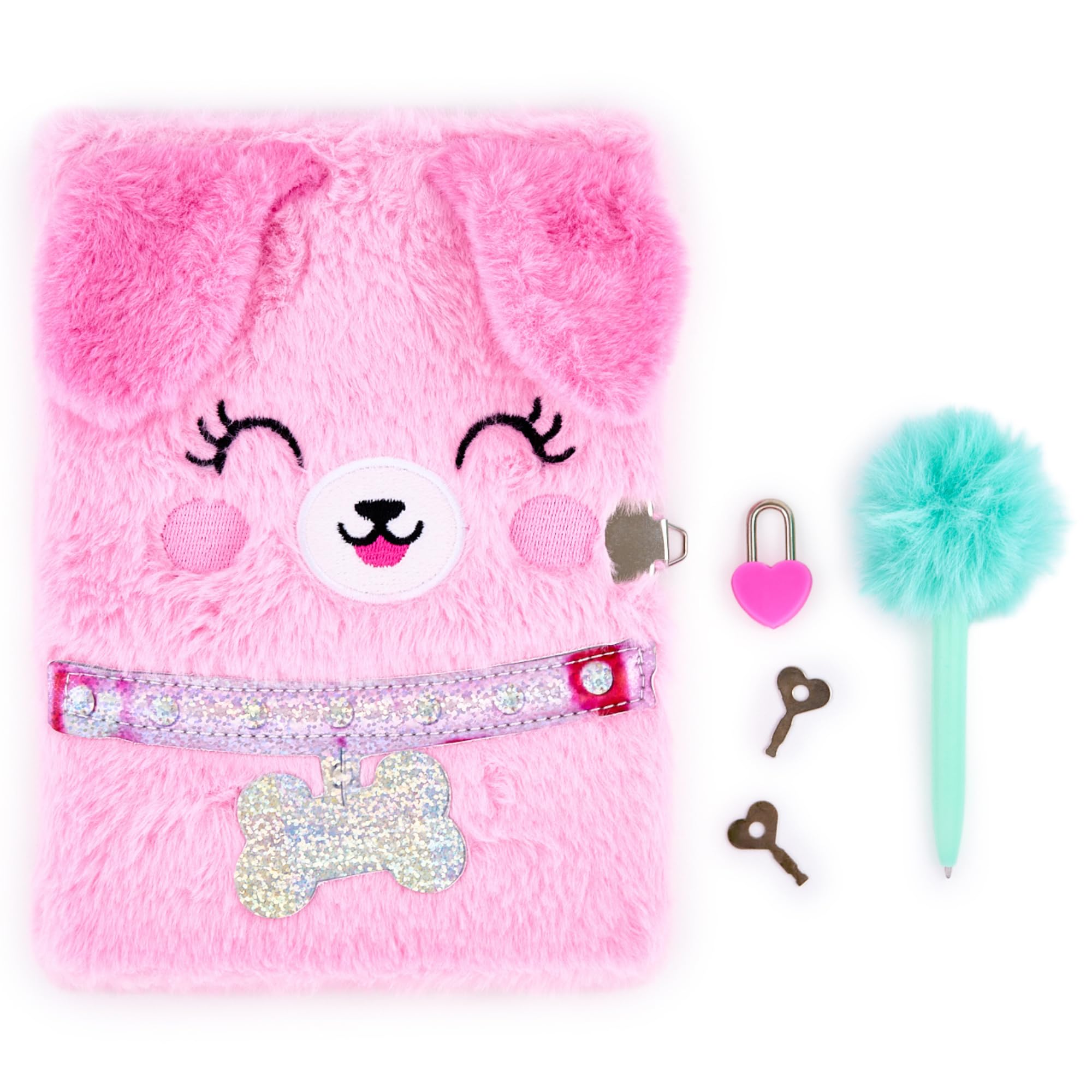 Amazon.com: VOTUM Pink Puppy Secret Diary Set – Bound Journal with