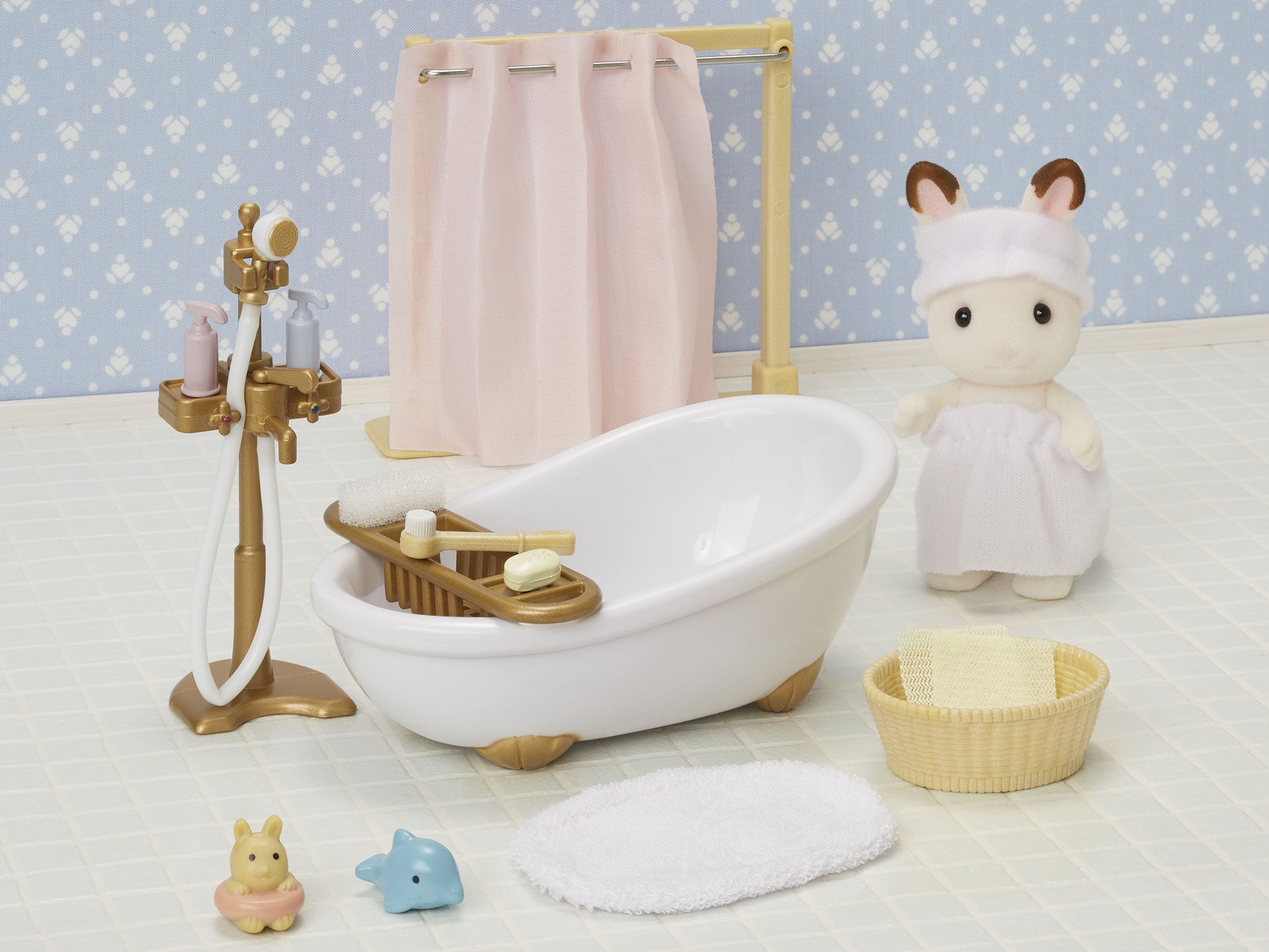 Amazon | シルバニアファミリー 家具 【 おふろセット 】 カ-605 ST 