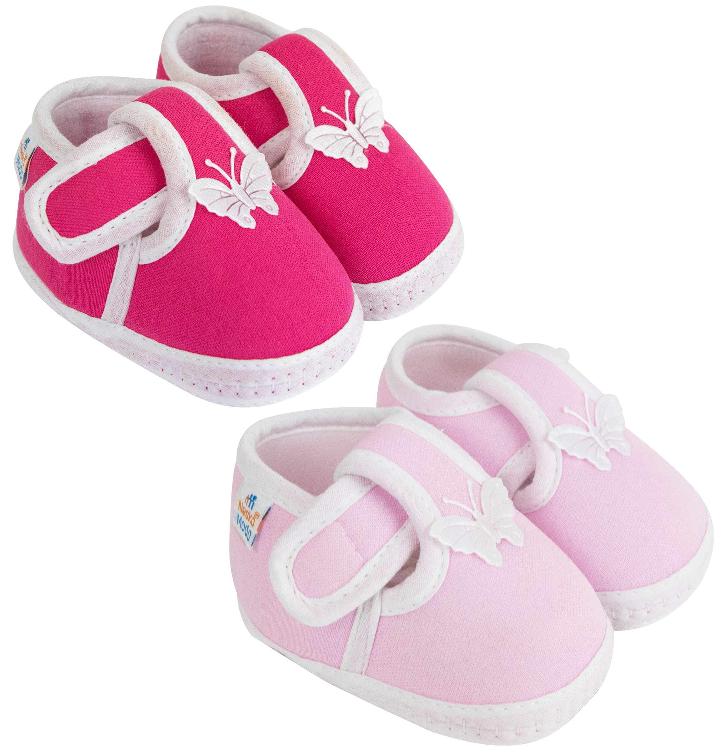 Baby Girls Booties For 6 To 12 Months (Pink)-image-16