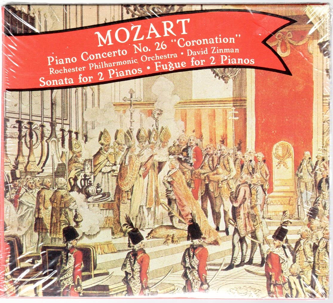Piano Concerto 26 [Audio CD] Mozart; Snyder; Zinman and Rochester Philharmonic