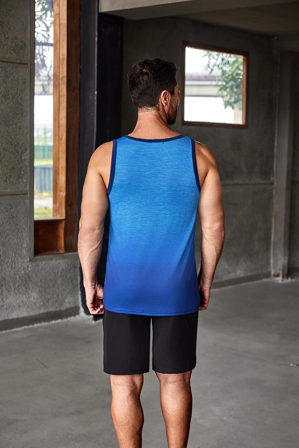 COOFANDY Mens Tank Tops Beach Summer Sleeveless Graphic T Shirts Palm Tree Vacation Quick Dry Muscle Tank - Image 6