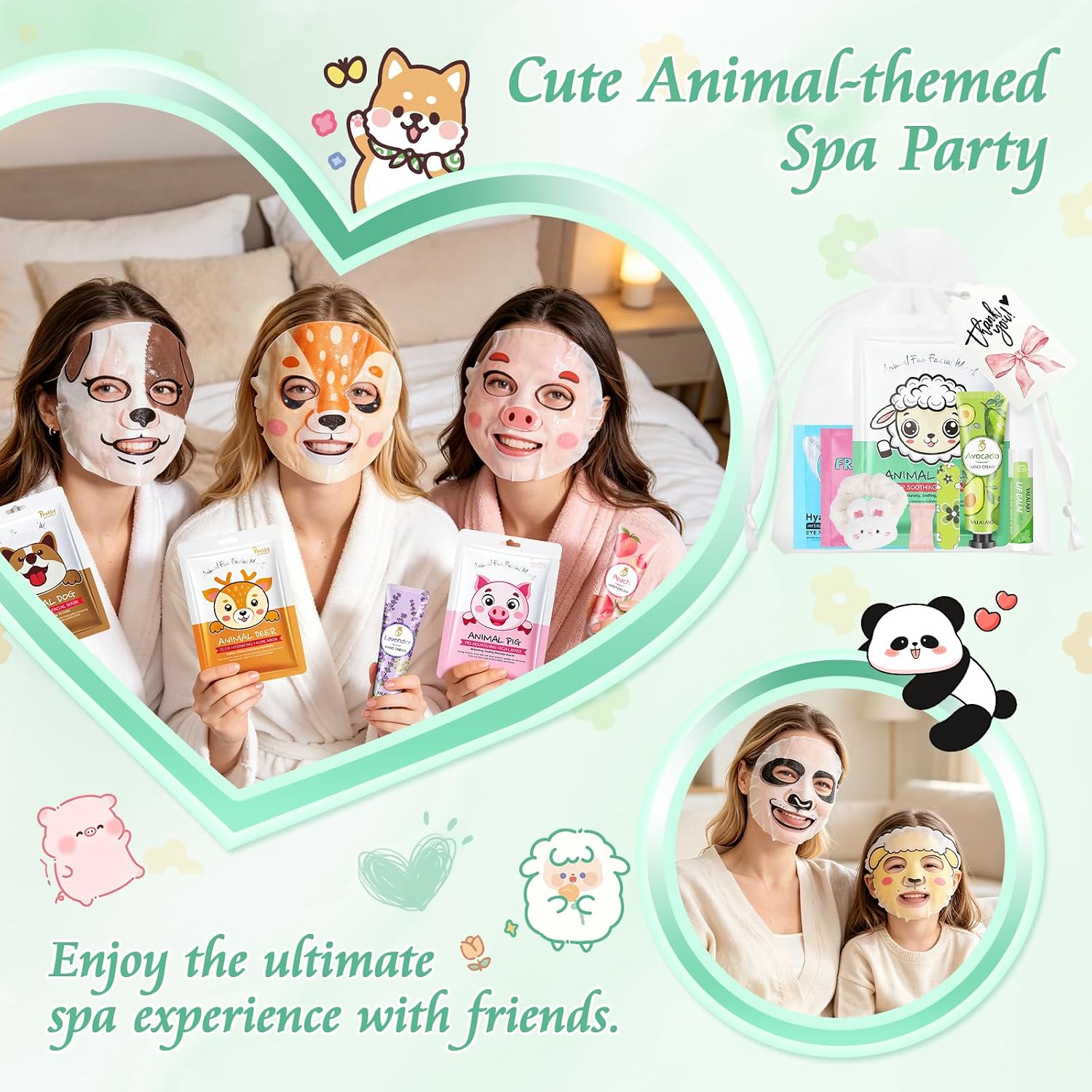 160 Pcs Bulk Gifts For Women, Spa Party Supplies Include Face Mask Skincare, Lip Balm, Hand Cream, Under Eye Patches for Sleepover Party Favors, Bridal Wedding, Baby Shower, Christmas Stocking Stuffer