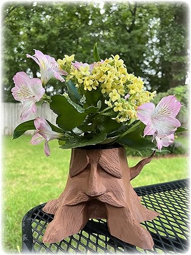 MunnyGrubbers - Plantador de árbol Deku - Inspirado en Ocarina of Time - Decoración del hogar de videojuegos retro - Soporte para baratijas - Maceta