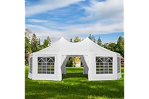 EROMMY Decagonal Inflatable Tent Cabin for Weddings and Events