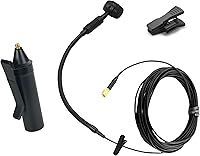 Vista 12 de HEIMU Micrófono condensador de instrumento con clip + clip universal (para guitarra)