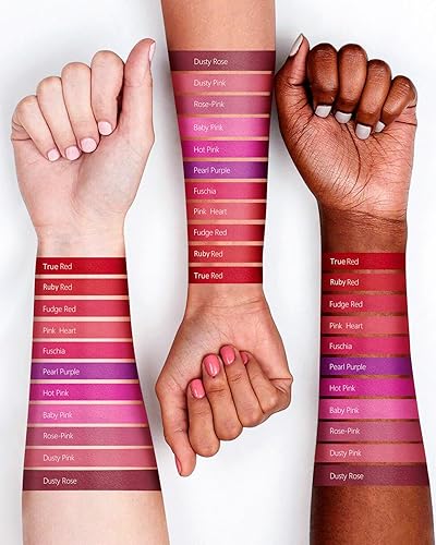 Vista 6 de Lápiz labial rojo de larga duración, lápices labiales líquidos mate para mujeres, no transferencia, a prueba de manchas, suave y fácil de aplicar