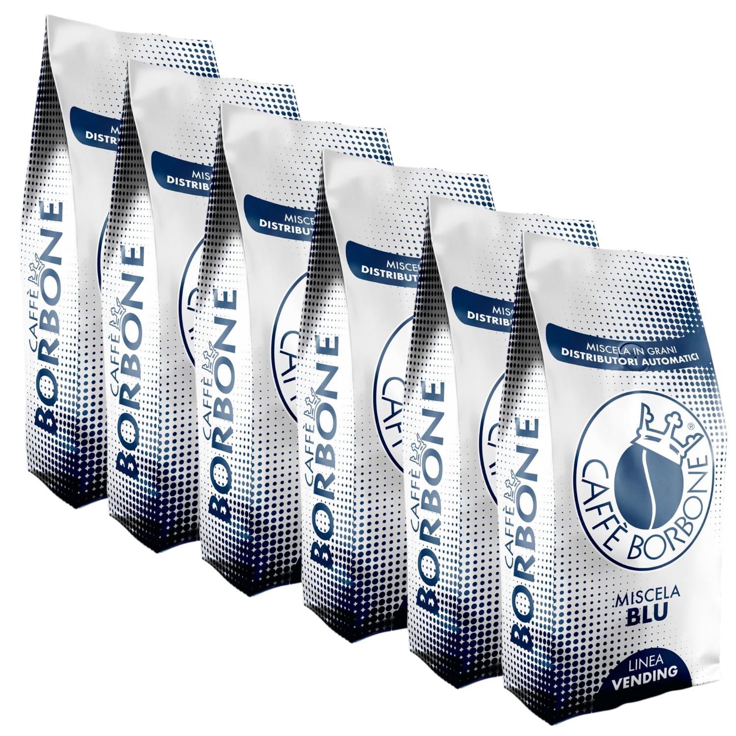 Caffè Borbone in grani miscela Blu 1 kg x 6