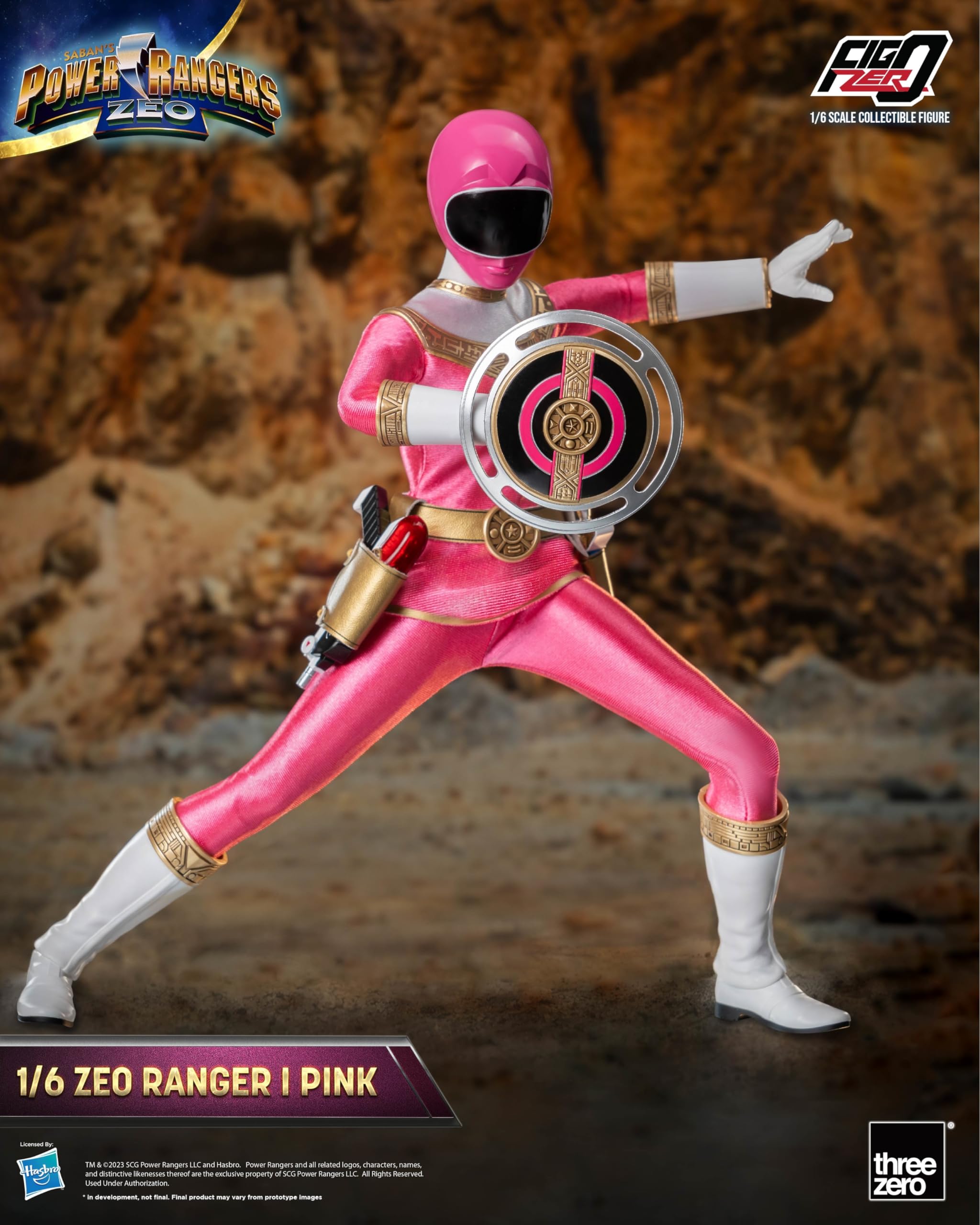Amazon.co.jp: パワーレンジャーズゼオ:FigZero Zeo Ranger I ピンク 1