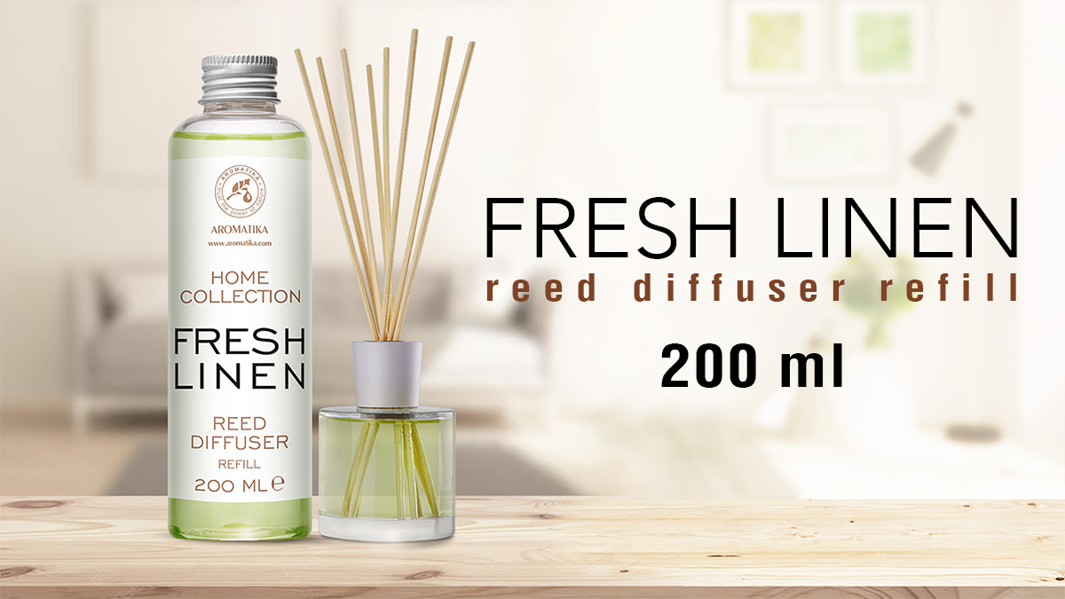 Fragrance Oil Fresh Linen Home Fragrance Reed Diffuser Refill
