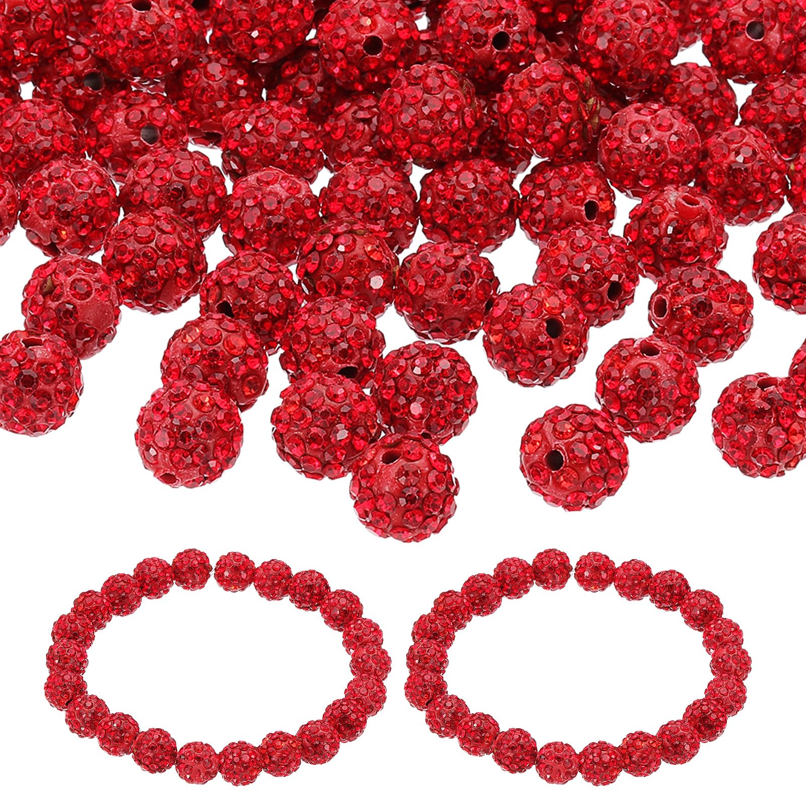 PATIKIL 10mm Rhinestone Beads