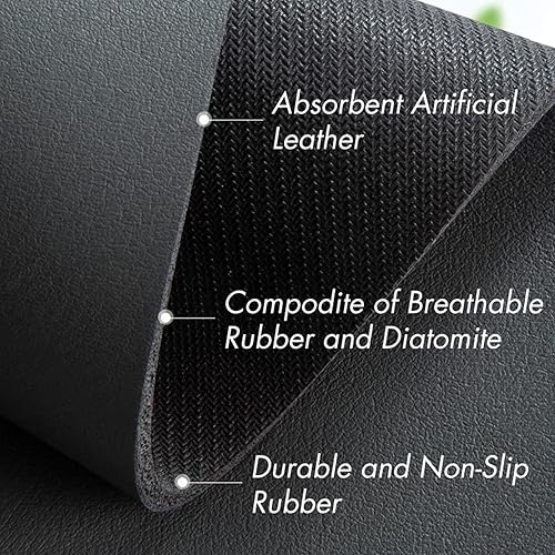 Miniatura 6 de Protector contra salpicaduras para grifo de fregadero, grifo de cocina, tapete absorbente protector contra salpicaduras detrás del grifo atrapa