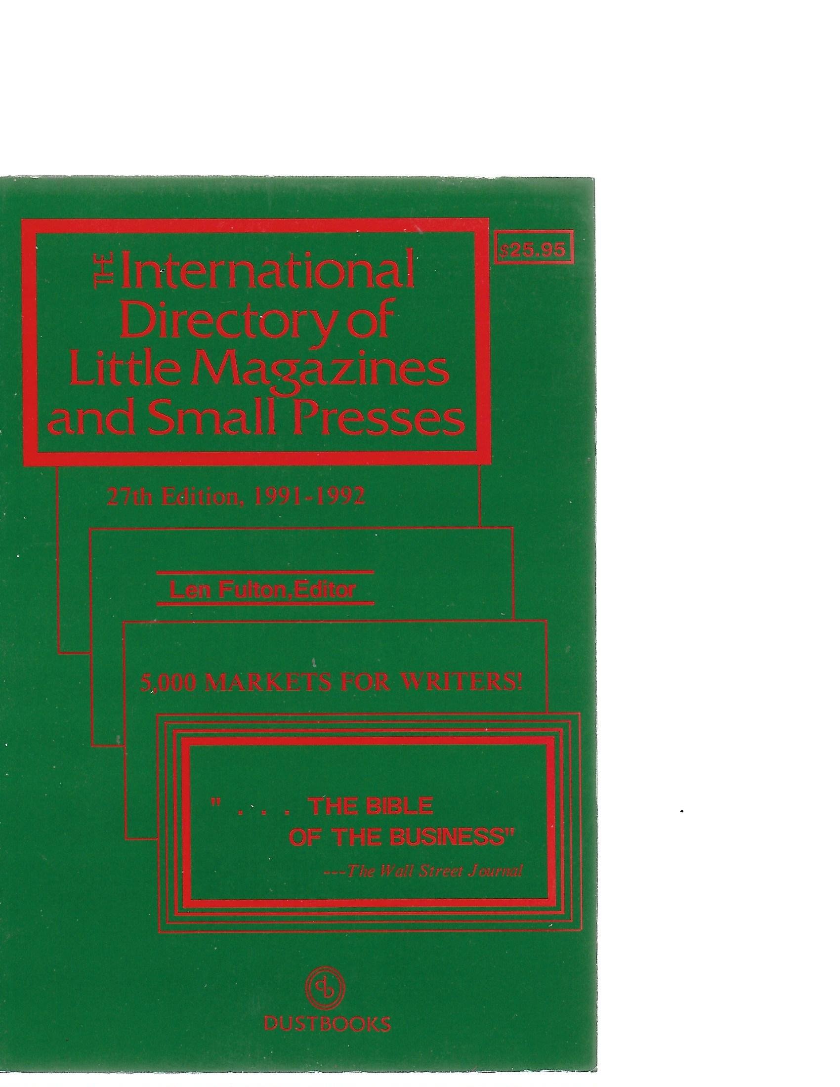International Directory of Little Magazines and Small Presses