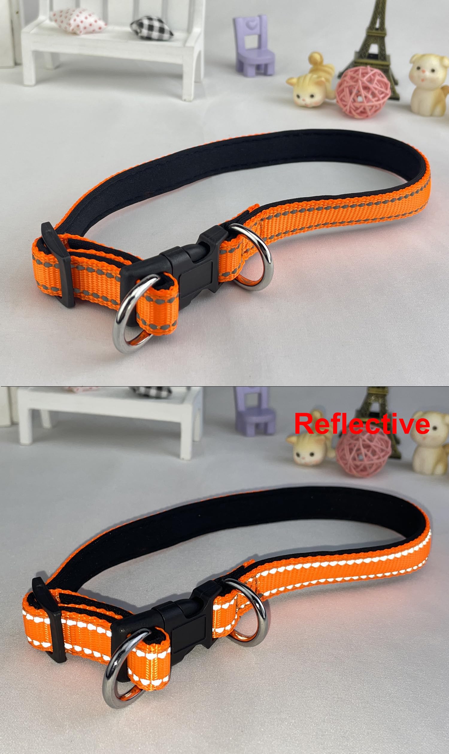 Correa Entrenamiento Mascotas Correa Perro Mango Acolchado - Nailon Reflectante Para Paseos Seguros - Medianos Y Grandes Correa Entrenamiento Medianos Grandes