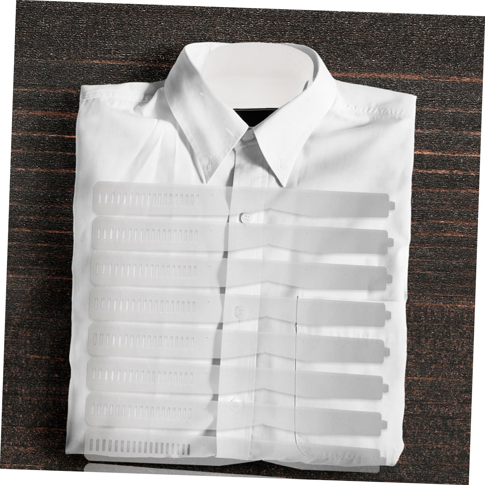 BESPORTBLE 100pcs Collar Support Strips Faux Shirt Collars for Men Elastic Plastic Shirt Inserts