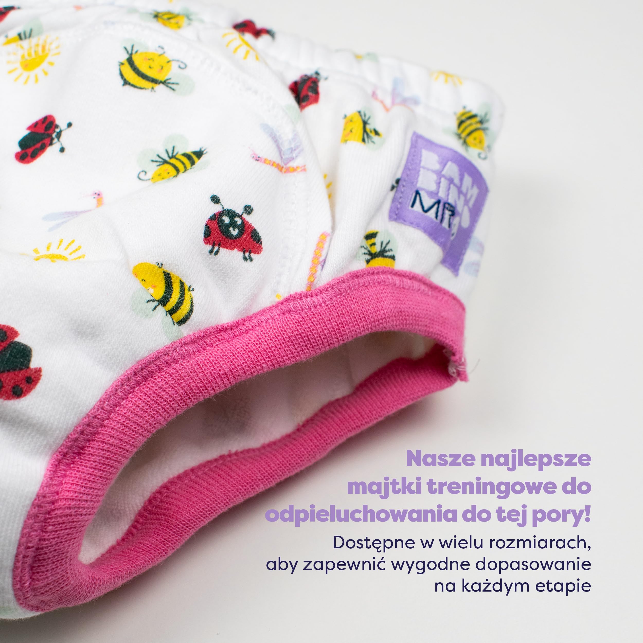 5 sztuki, Wielorazowe majtki treningowe dla niemowląt i małych dzieci