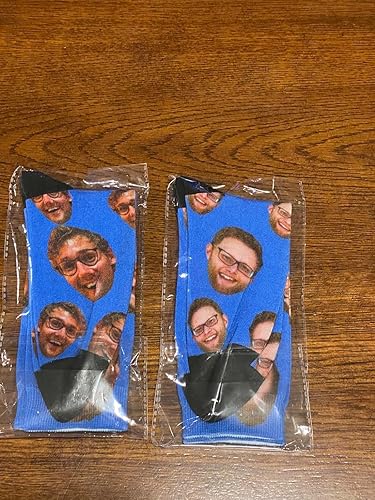 Miniatura 2 de Calcetines personalizados con foto, calcetines personalizados con imagen, calcetines divertidos unisex personalizados para regalos de Navidad