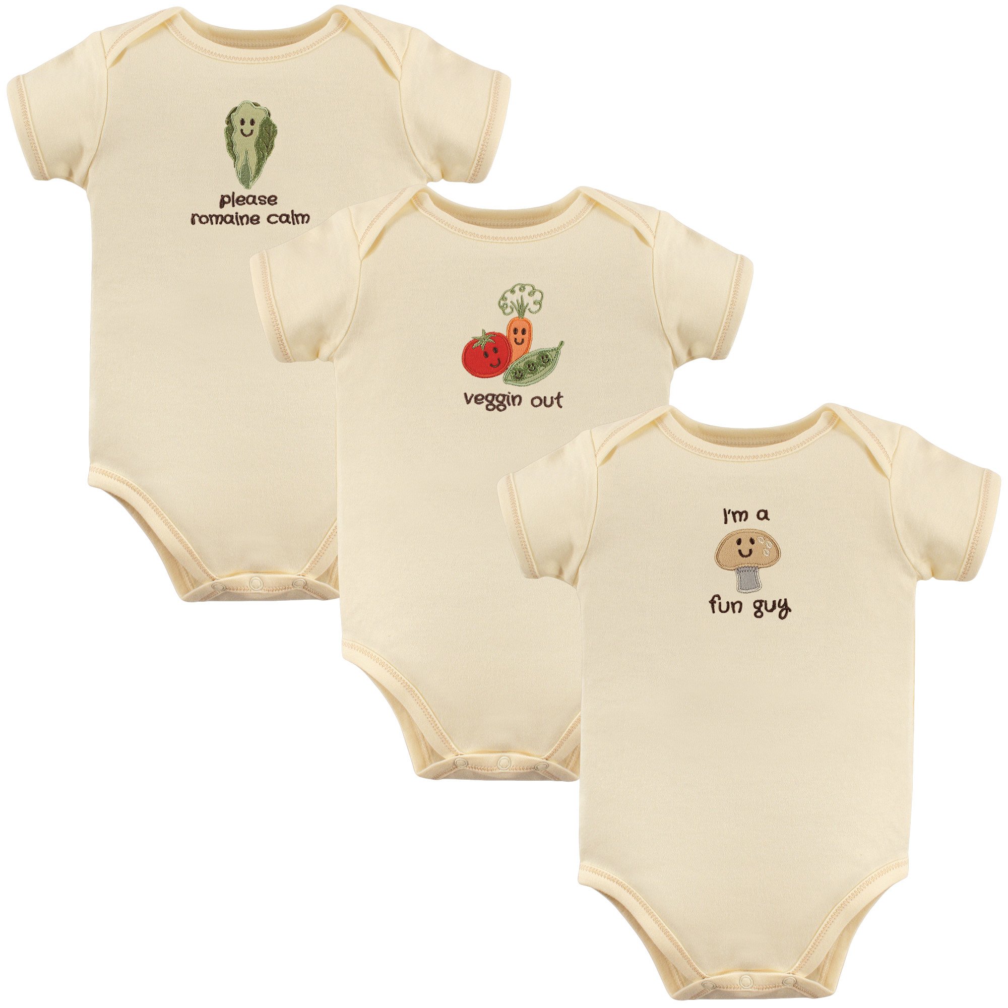 Touched by Nature Unisex Baby Organic Cotton Bodysuits