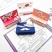 Vista 2 de Alinacutle Metal Cutting Die Cut Lipstick Box Gift Box Scrapbooking Paper Craft Album Handmade Card Template