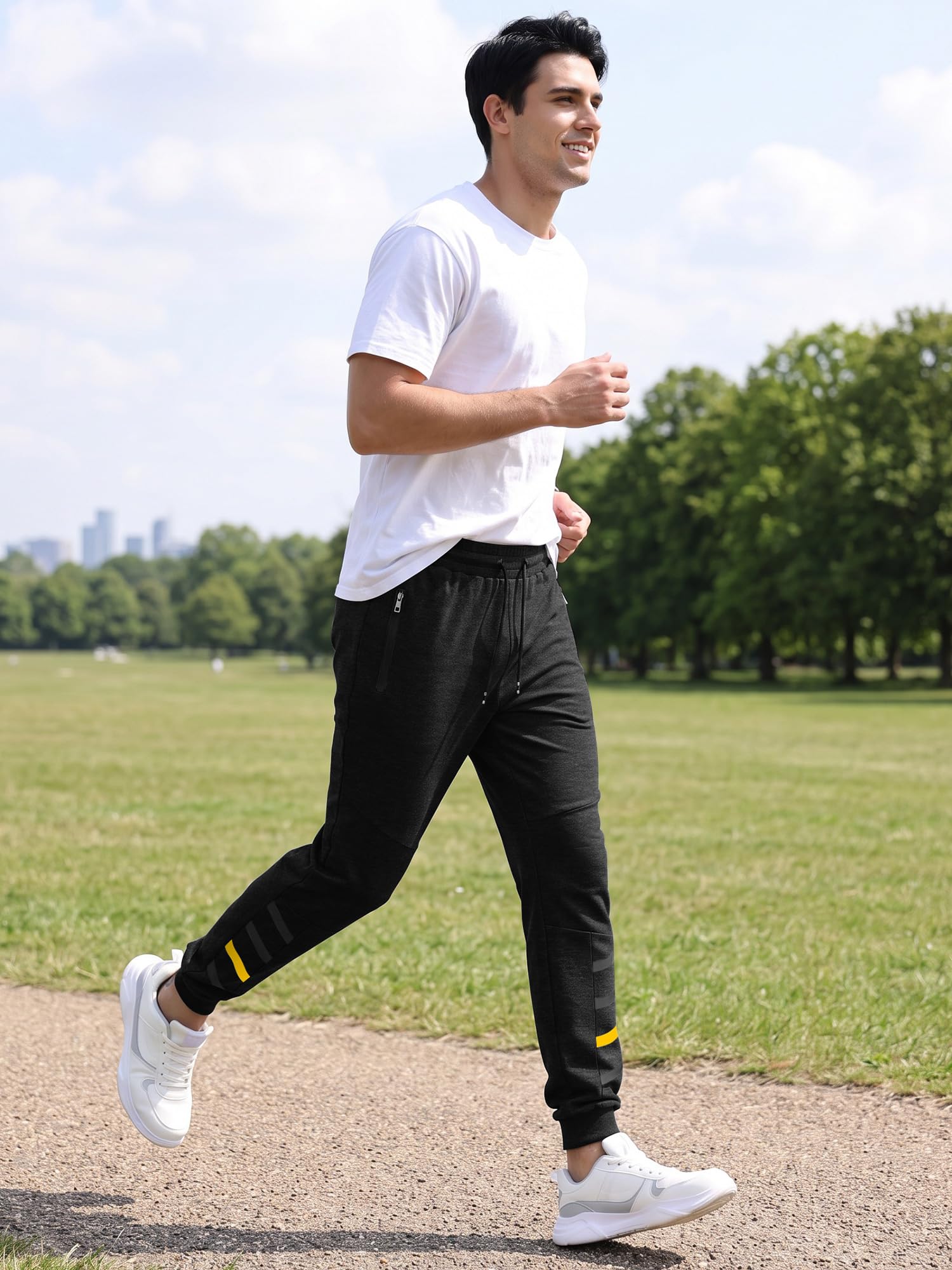 Jogginghose Herren Baumwolle Trainingshose Sporthose Herren