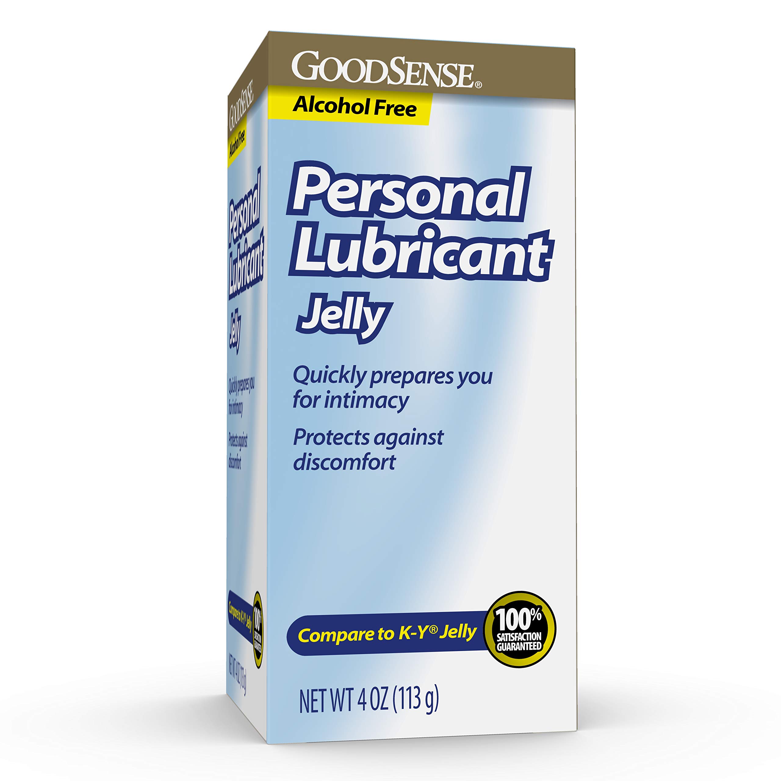GoodSense Personal Lubricating Jelly; Personal Lubricant Quickly Prepares You for Intimacy, 4 Ounces