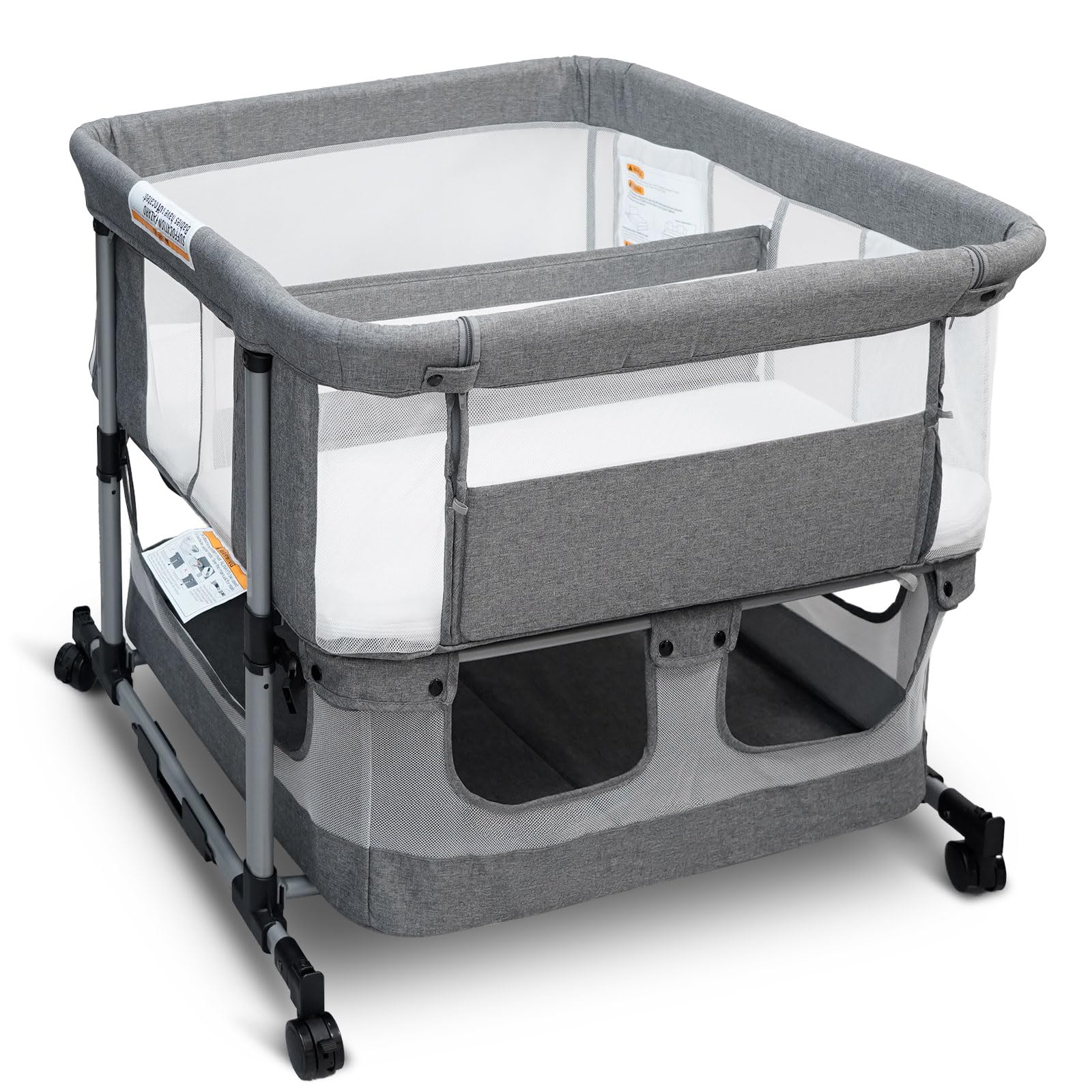 Cheermomo Twin Bassinet
