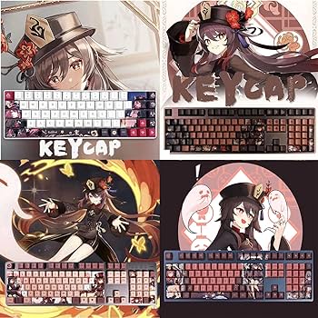 Amazon.co.jp: 原神Project 胡桃 キーキャップ キーキャップ