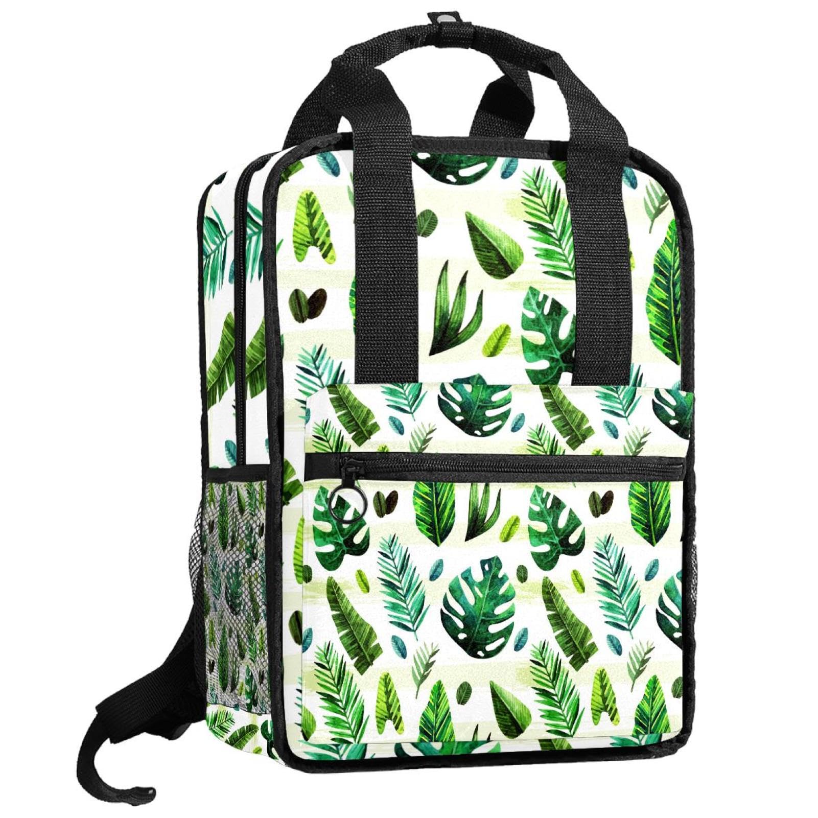 Sac à dos garçons imprimé jungle verte pour grandir libre - 8