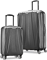 Vista 39 de Samsonite Centric 2 - Set de maletas rígidas expandibles con ruedas giratorias duales, Negro