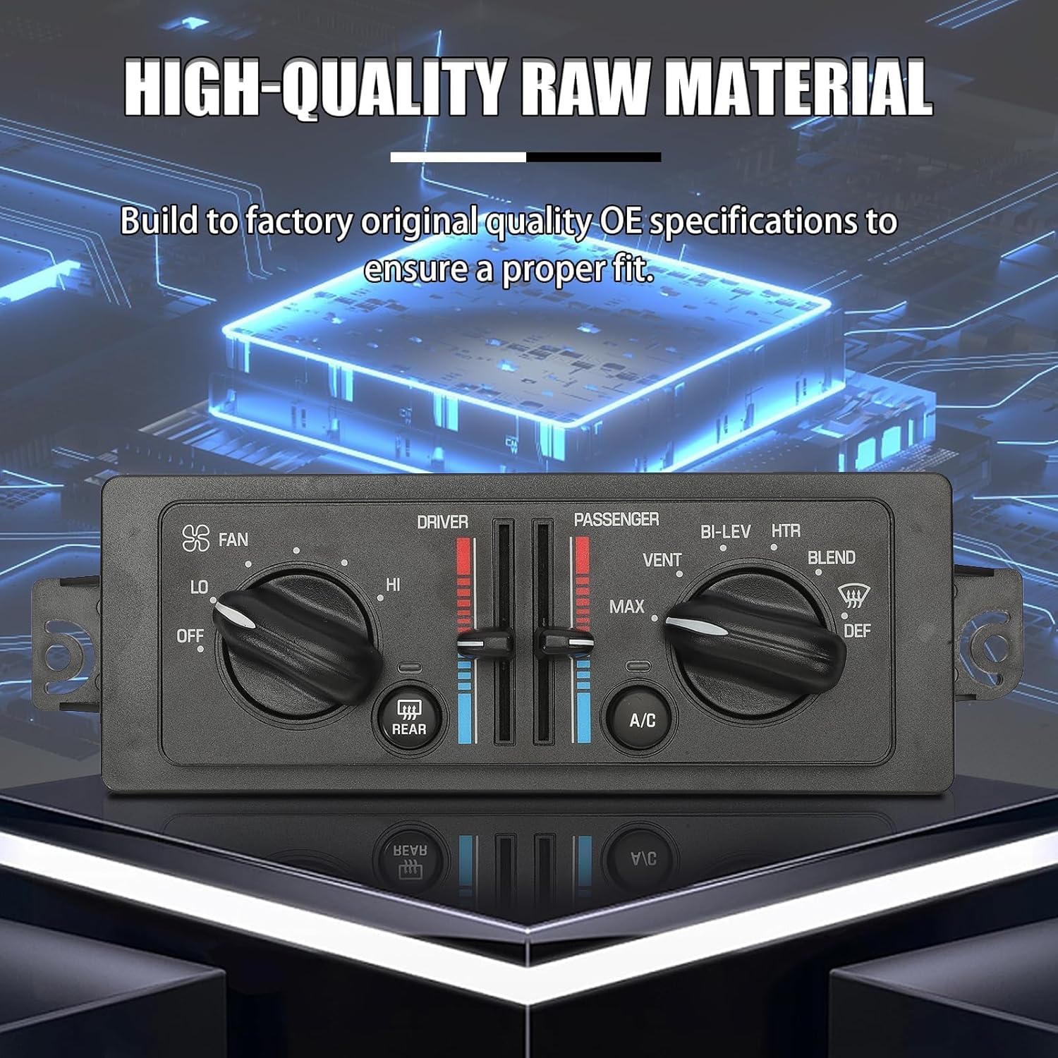 AC Climate Control Module for Century 2000-2005, Regal 2000-2004, 599199 10308120 10447470 HVAC Heater Control Panel