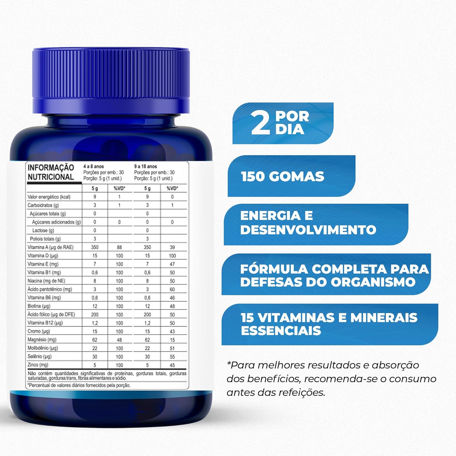 NutriAge – Multivitamínico Aa Zinco Kids – 5 Potes – 150 Gomas – Desenvolvimento e Imunidade – Sabor Cereja em promoção! Veja a oferta e mais achadinhos de Vitaminas & Suplementos 3 Hoje é o melhor dia para comprar NutriAge – Multivitamínico Aa Zinco Kids – 5 Potes – 150 Gomas – Desenvolvimento e Imunidade – Sabor Cereja com aquele preço maroto! Promoção! Aproveite a oferta! 3
