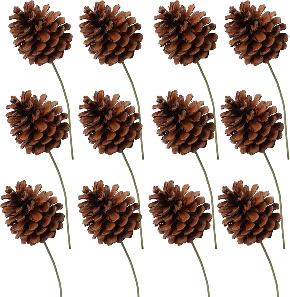 artificial pine cones