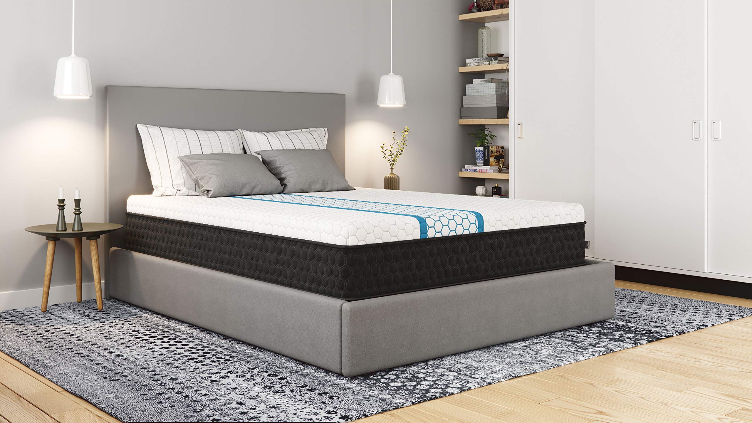 EquaLite Copper Cooled Hybrid Mattress 11-inch, King, Firm